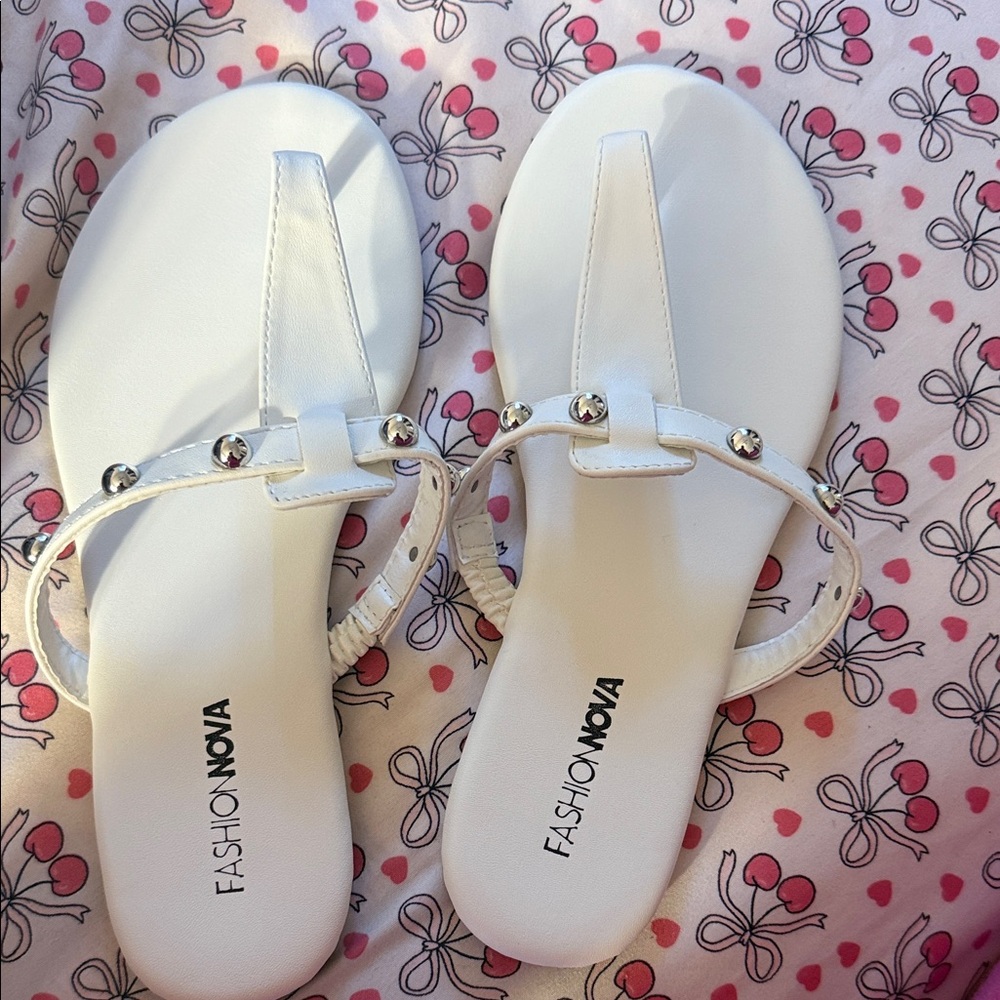 White Sandals